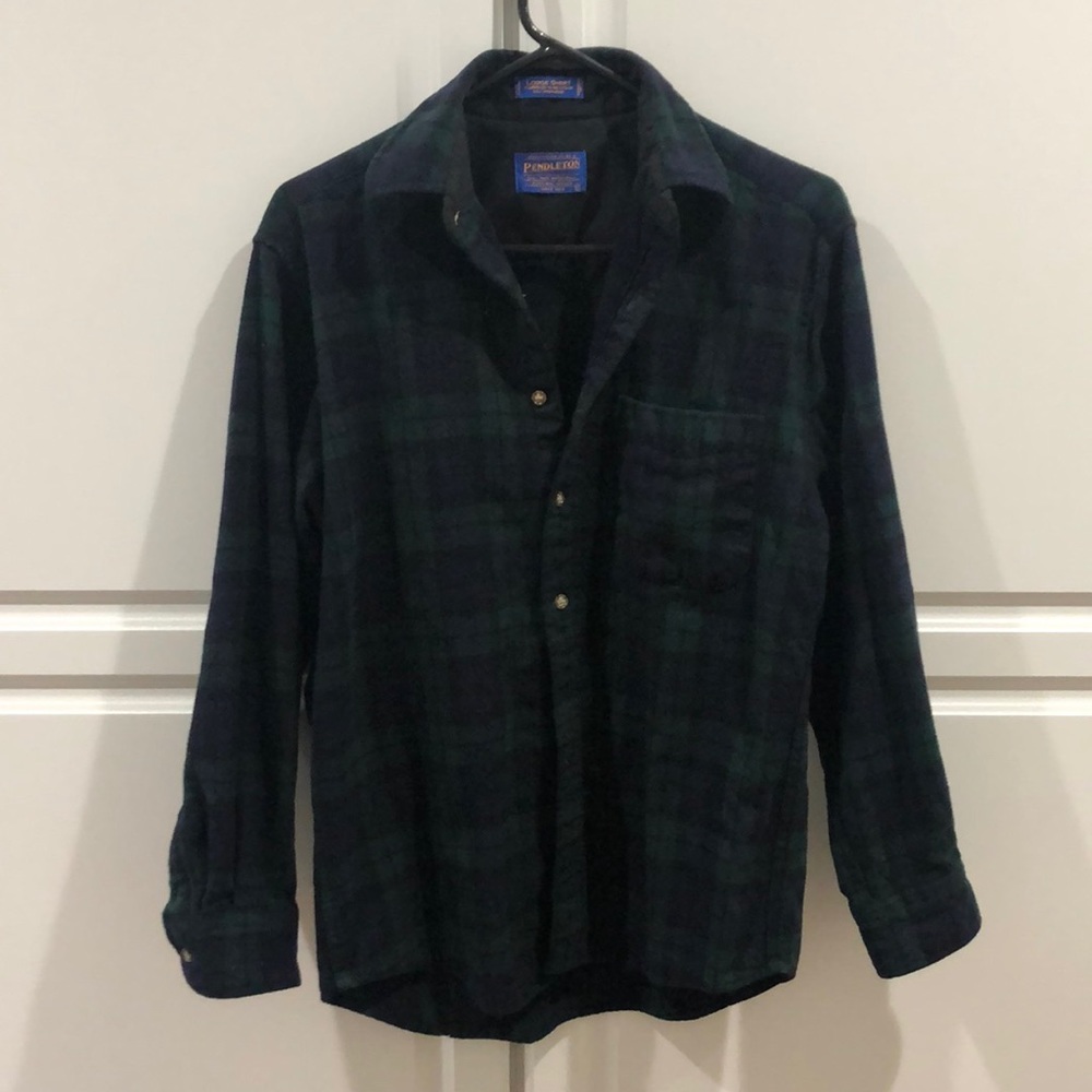 Pendleton 100% Wool Button Down Shirt